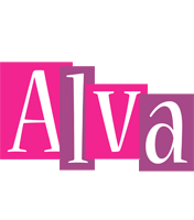 Alva whine logo