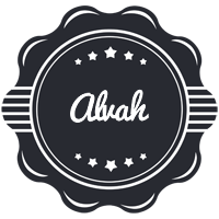 Alvah badge logo