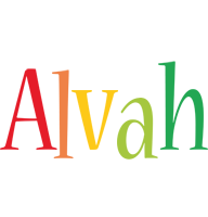 Alvah birthday logo