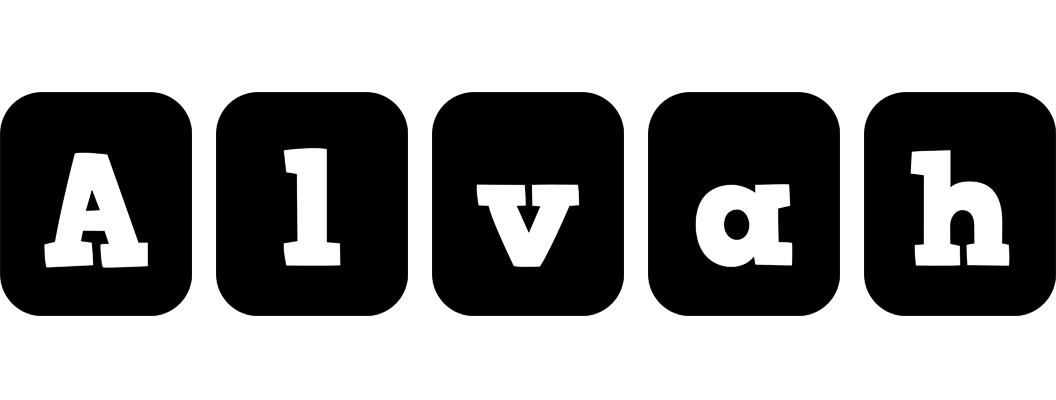 Alvah box logo