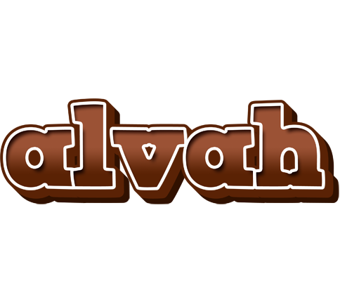 Alvah brownie logo