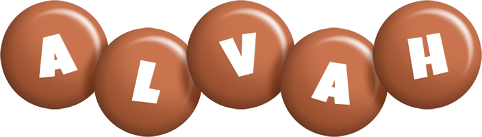 Alvah candy-brown logo