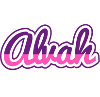 Alvah cheerful logo