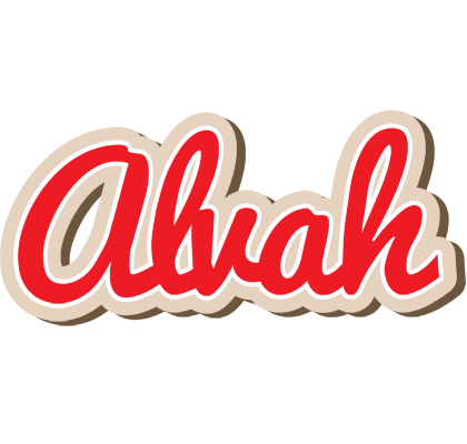 Alvah chocolate logo