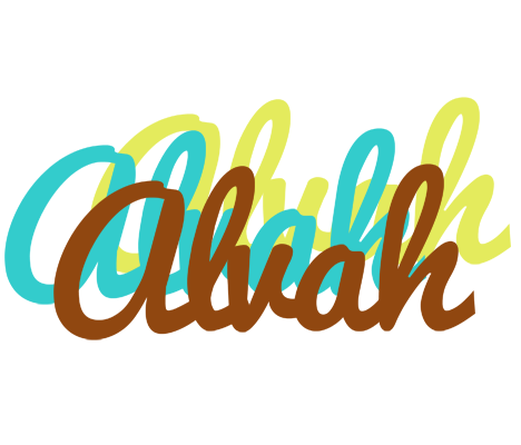 Alvah cupcake logo