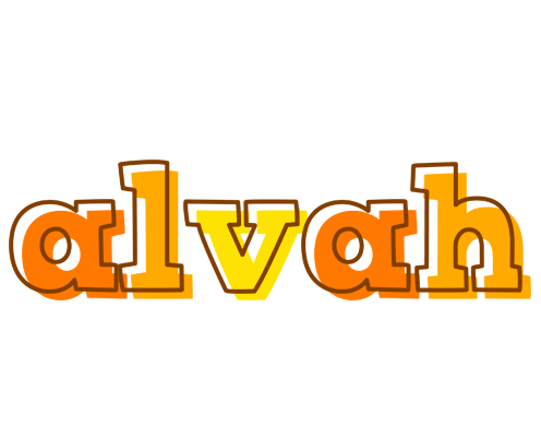 Alvah desert logo
