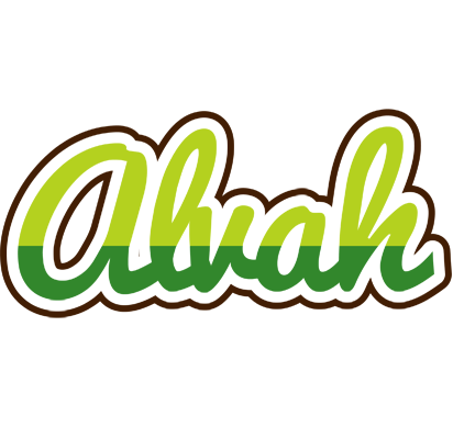 Alvah golfing logo