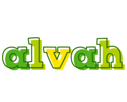 Alvah juice logo