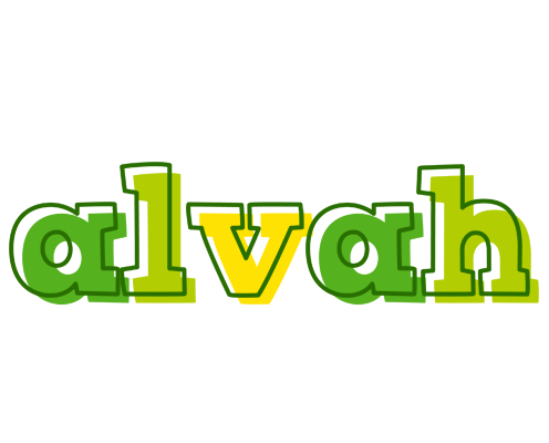 Alvah juice logo
