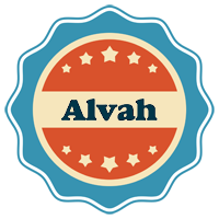 Alvah labels logo