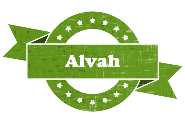 Alvah natural logo