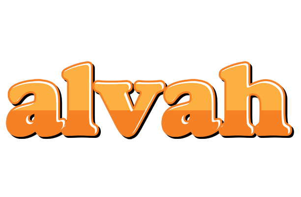 Alvah orange logo