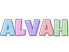 Alvah pastel logo