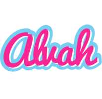 Alvah popstar logo