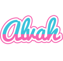 Alvah woman logo