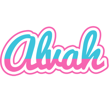 Alvah woman logo