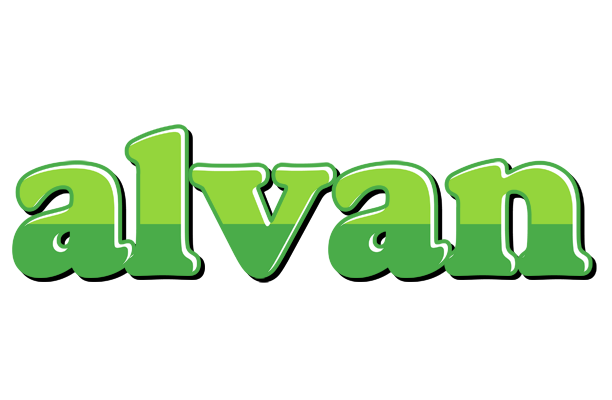 Alvan apple logo