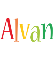 Alvan birthday logo