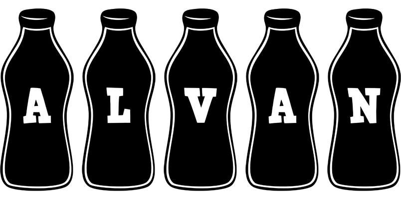 Alvan bottle logo