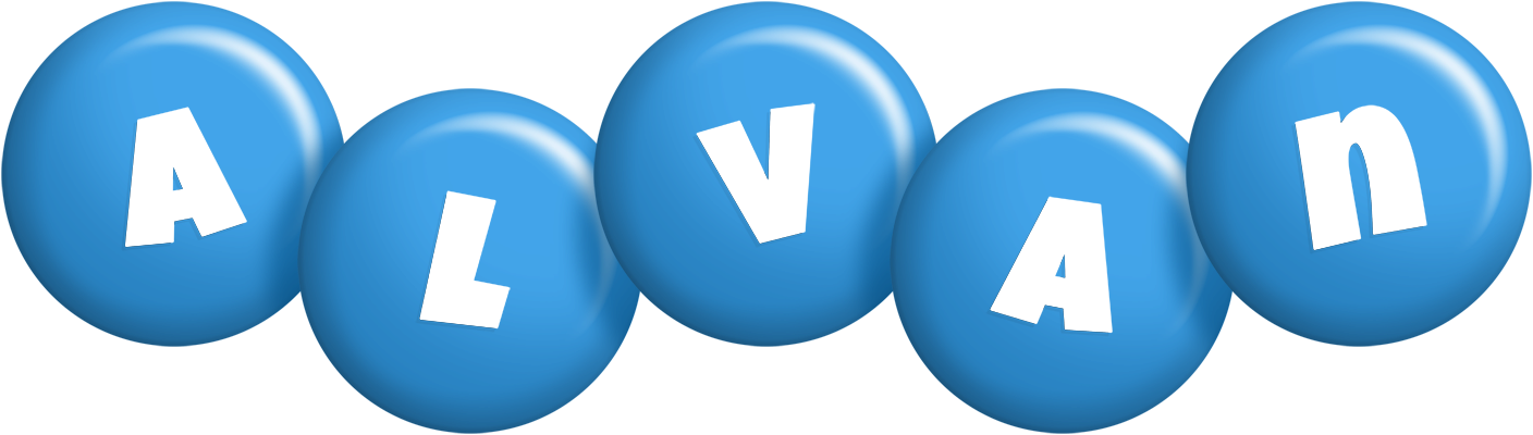 Alvan candy-blue logo