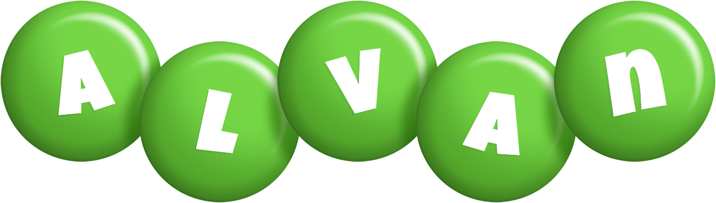Alvan candy-green logo