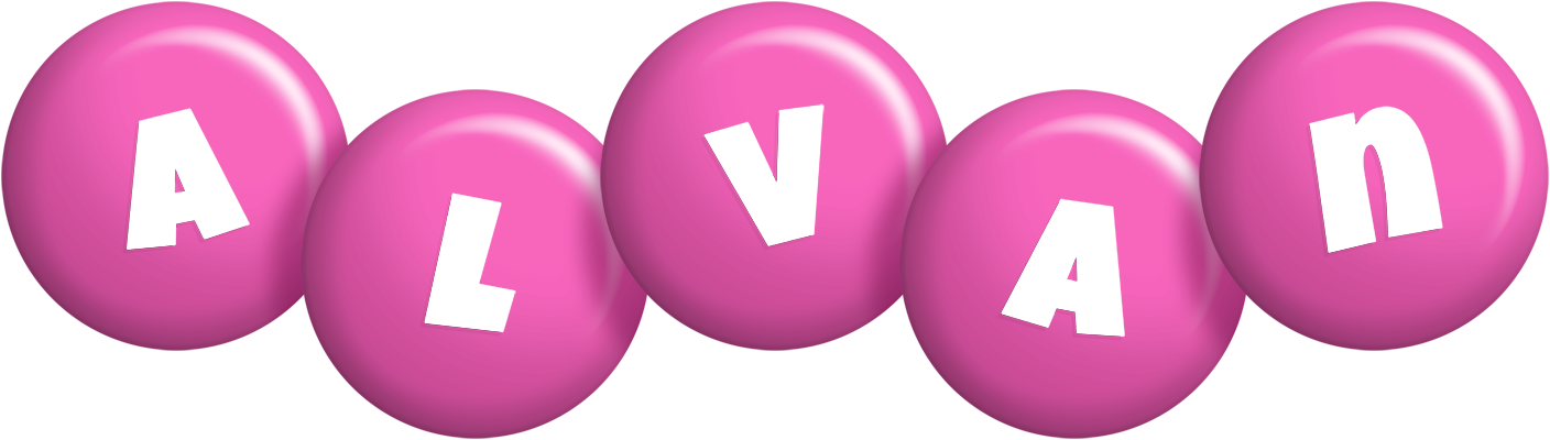 Alvan candy-pink logo