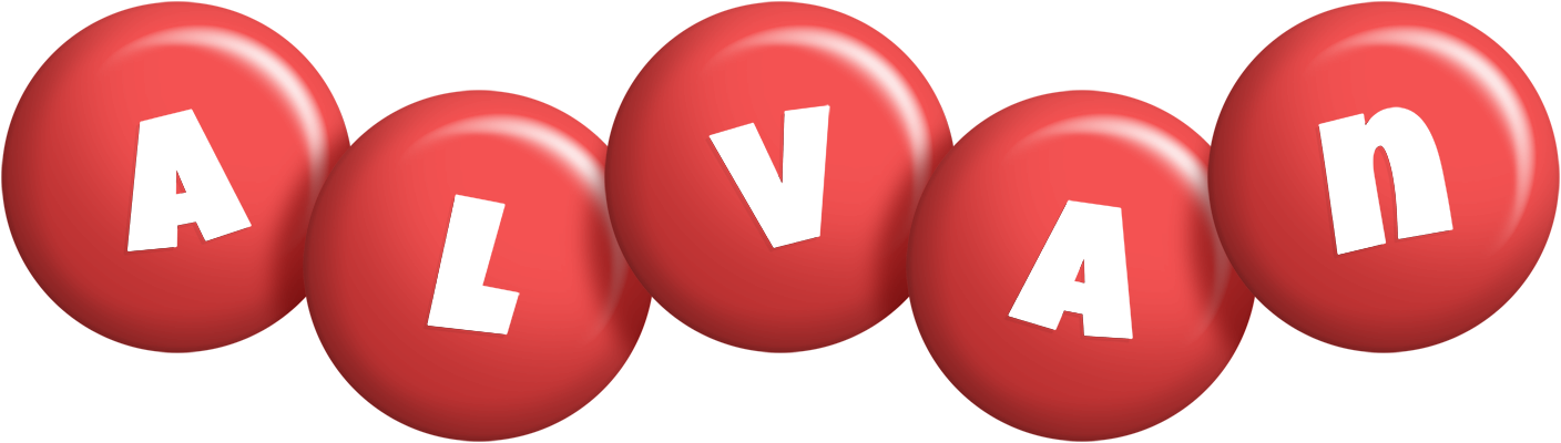 Alvan candy-red logo