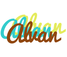 Alvan cupcake logo