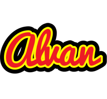 Alvan fireman logo