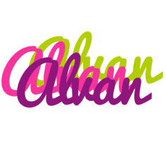 Alvan flowers logo