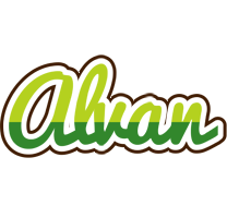 Alvan golfing logo