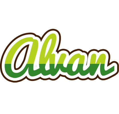 Alvan golfing logo