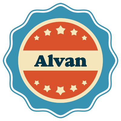 Alvan labels logo