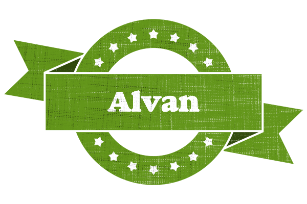 Alvan natural logo