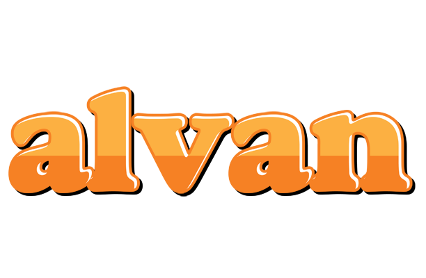 Alvan orange logo
