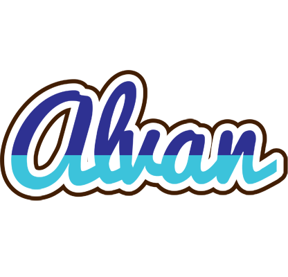 Alvan raining logo
