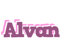 Alvan relaxing logo