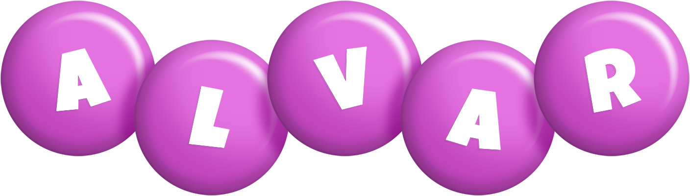 Alvar candy-purple logo