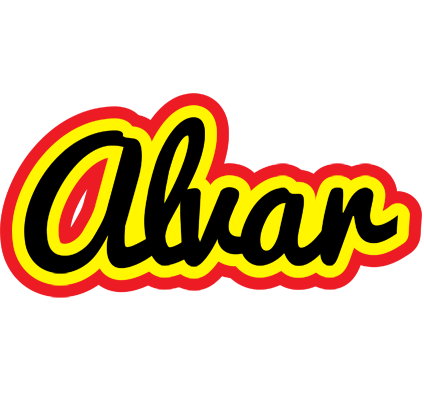 Alvar flaming logo