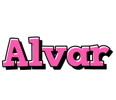 Alvar girlish logo