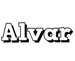 Alvar snowing logo