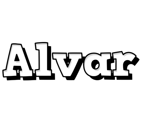 Alvar snowing logo