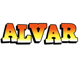 Alvar sunset logo