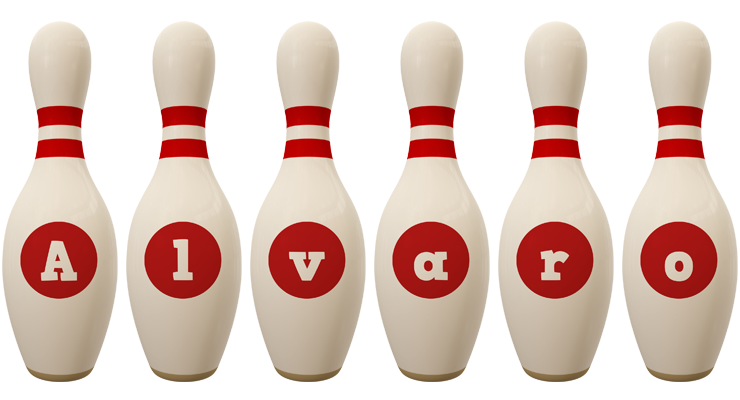 Alvaro bowling-pin logo
