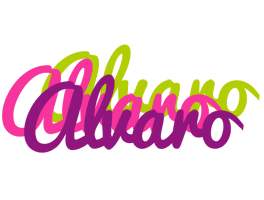 Alvaro flowers logo