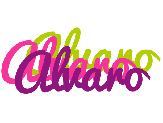 Alvaro flowers logo