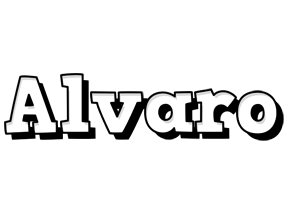 Alvaro snowing logo