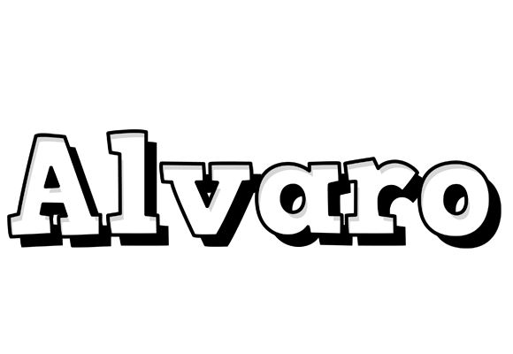 Alvaro snowing logo