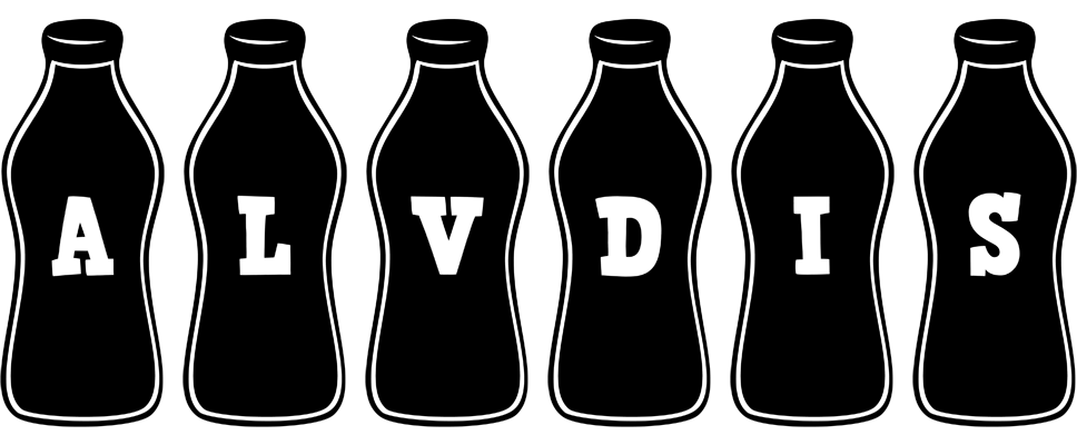Alvdis bottle logo