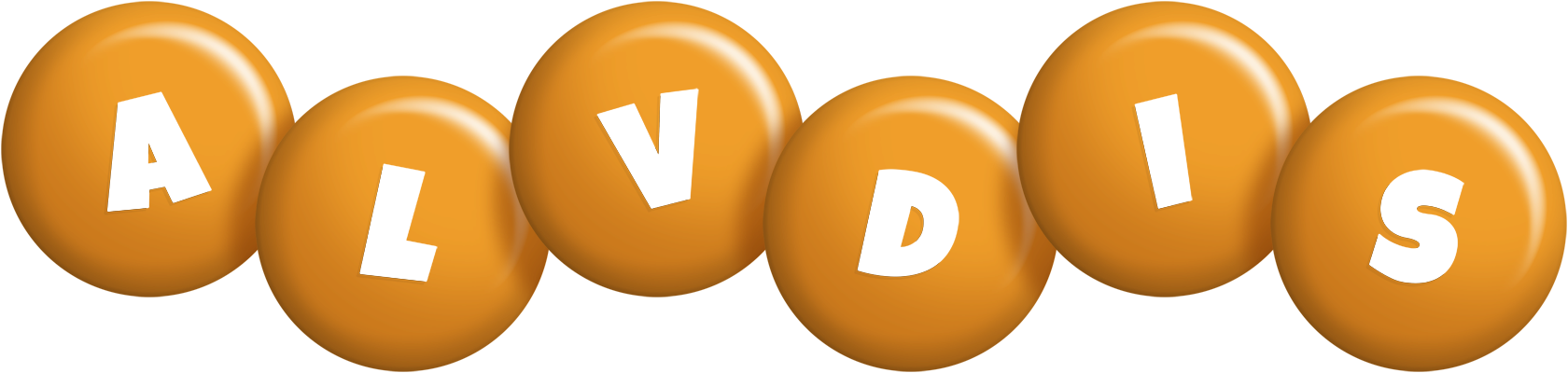 Alvdis candy-orange logo